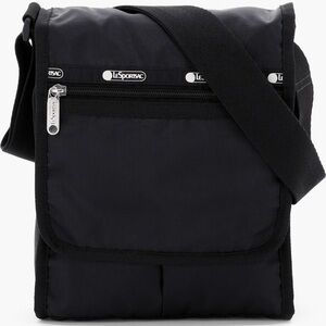 LeSportsac Village Lightweight Crossbody Bag in Jet Black, NWT